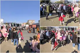 Diyarbakır'da okul yolunda ağır yaralanan öğrenci için veliler yolu kapattı