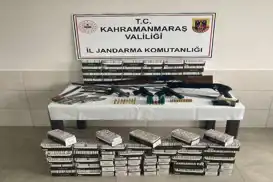 Kahramanmaraş’ta silah ve mühimmat kaçakçılığı operasyonu
