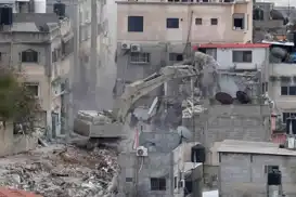 جيش الاحتلال يكثّف عمليات هدم المباني في المناطق الشرقية من غزة