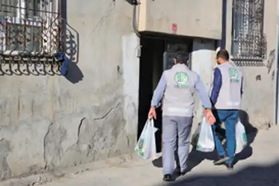 Cizre Umut Kervanı'dan yetim ve muhtaç ailelere yardım