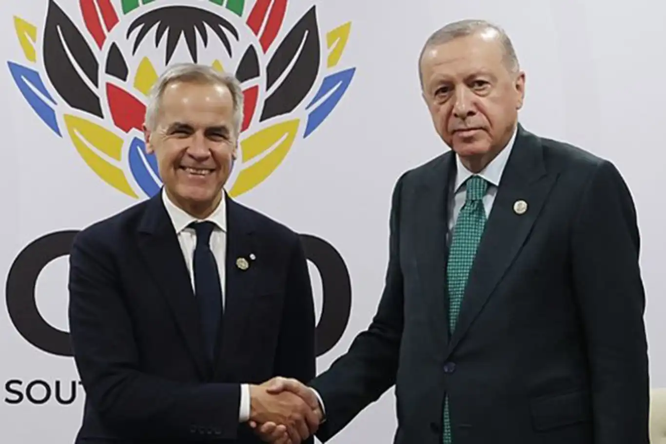 Erdoğan meets Canadian PM Carney on sidelines of G20 summit in Johannesburg