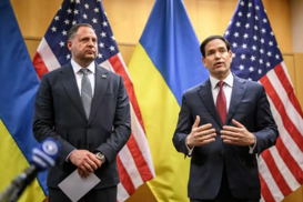 Trump "quite pleased" with Geneva peace talks as Europe counters U.S.-backed plan