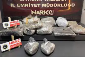 Batman'da uyuşturucu operasyonu: 12 kilo madde ele geçirildi
