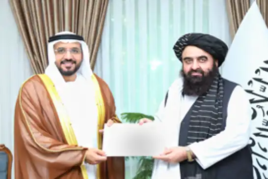 UAE Ambassador presents credentials in Kabul, pledges to boost bilateral ties