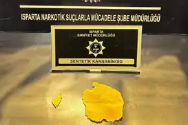 Isparta’da 306 adet sentetik kannabinoid ele geçirildi