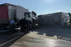 Konya’da kamyonet ile tır çarpıştı: Bir yaralı