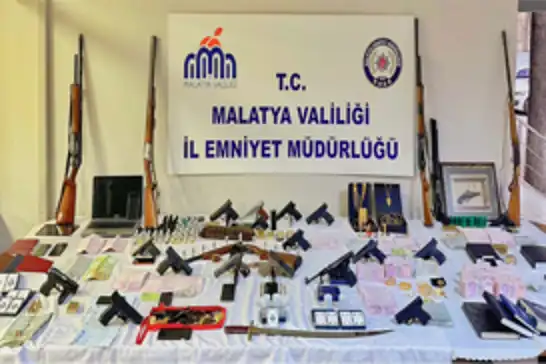 Malatya'da tefecilik ve kumar operasyonu: 36 şüpheli yakalandı