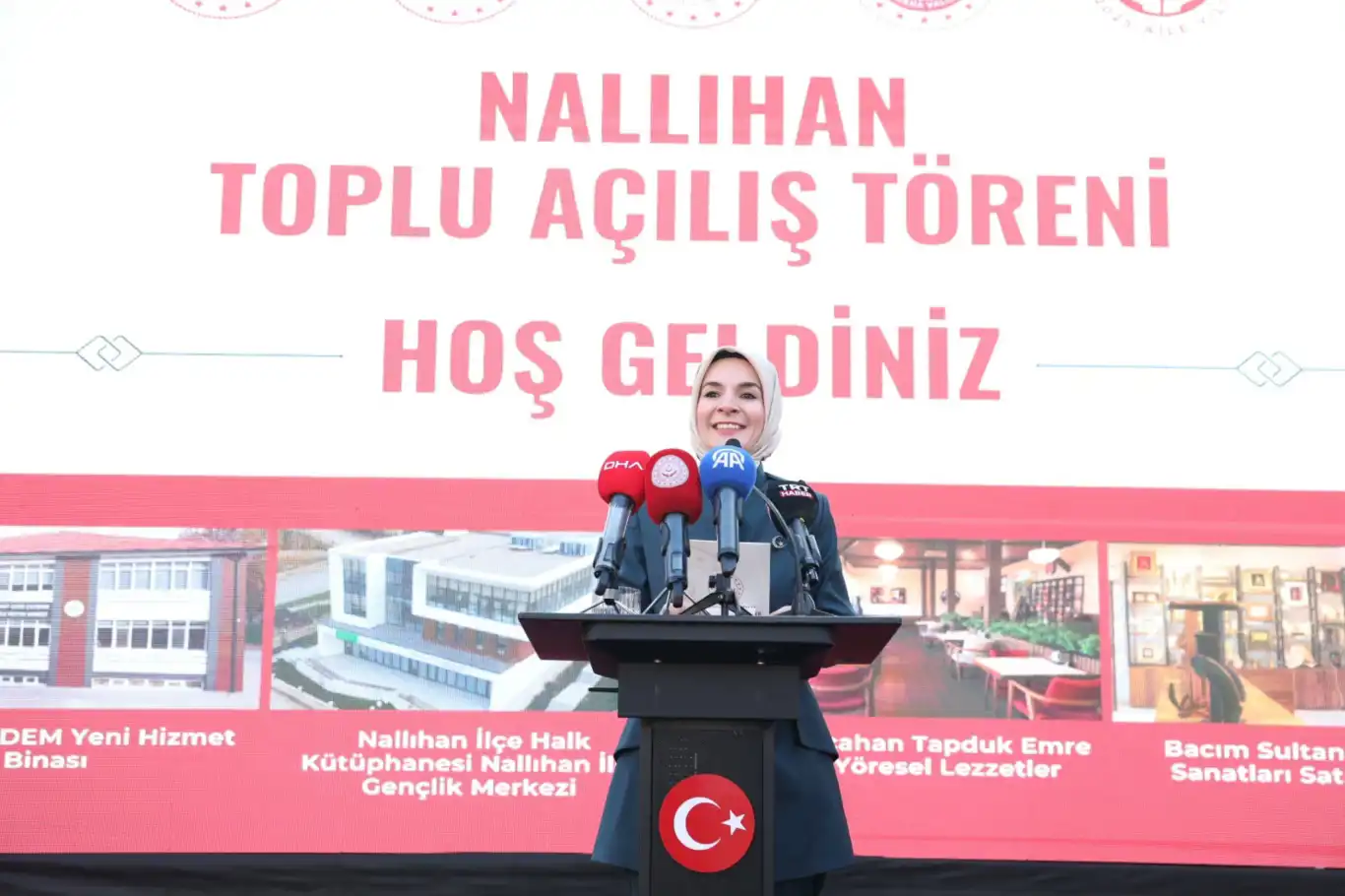 Bakan Göktaş, Nallıhan'da toplu açılış töreninde konuştu