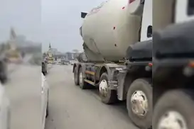 Caddeye çimento döken mikser sürücüsüne 28 bin TL ceza