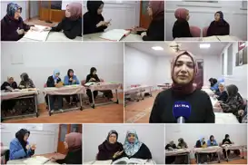 İşitme engelli kadınlar Kur’an öğrenmede engel tanımıyor