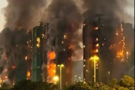 ژمارەی قوربانیانی ئاگرکەوتنەوە لە هۆنگ کۆنگ بۆ ٩٤ کەس بەرزبووەوە