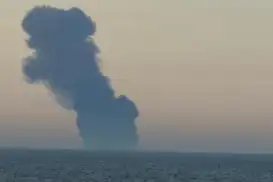 Karadeniz'de Rusya'ya giden tankerde patlama