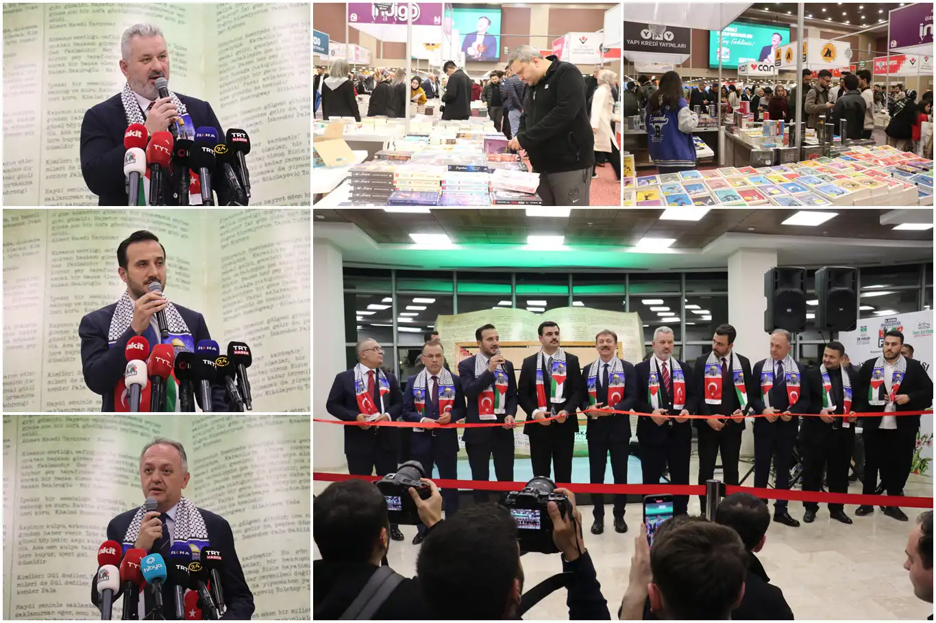 "Bahçelievler 4. Ulusal Kitap Fuarı" Filistin temasıyla açıldı