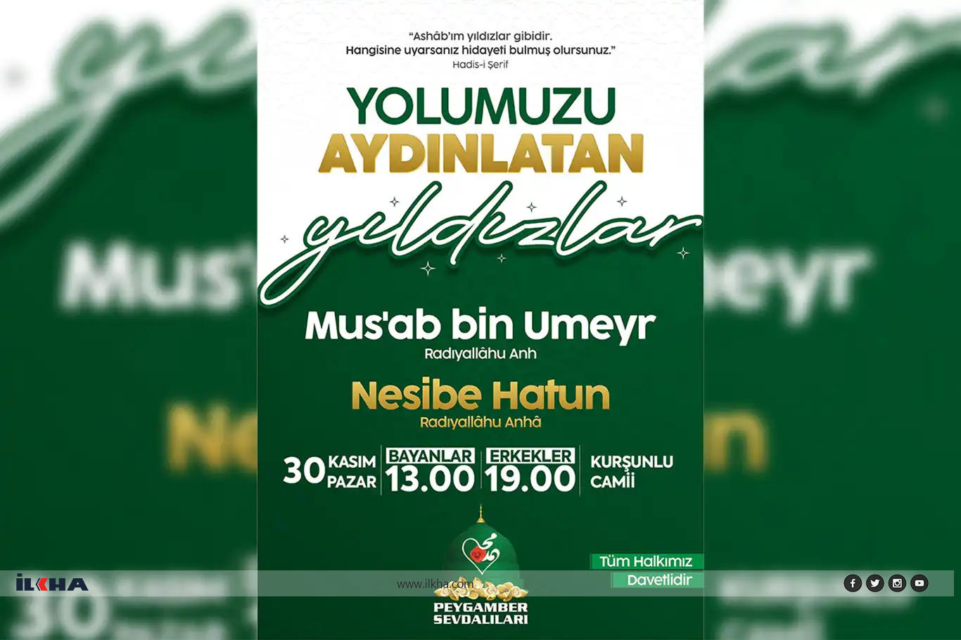 Yarın Diyarbakır’da “Yolumuzu Aydınlatan Yıldızlar” programı düzenleniyor