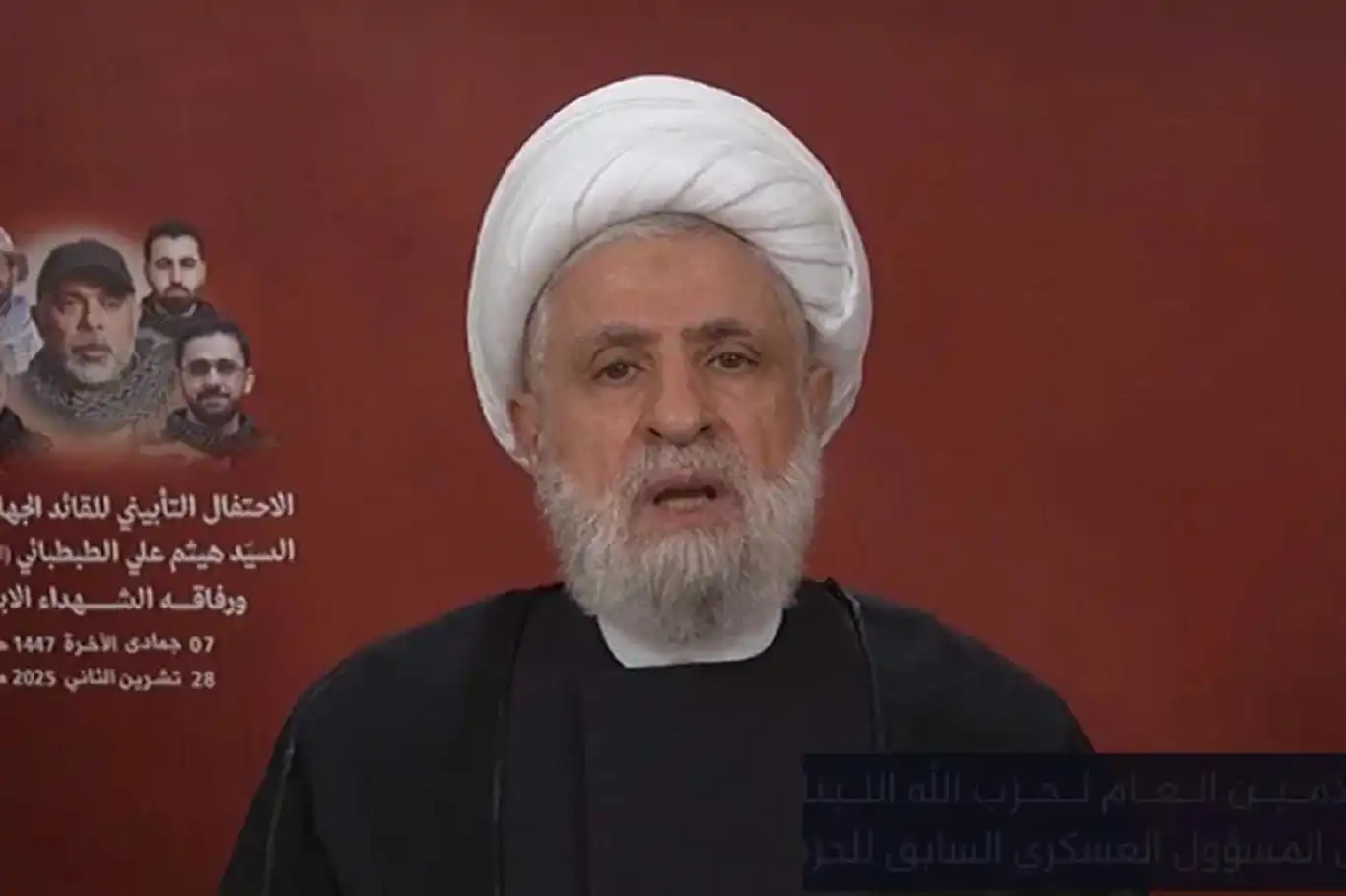 نعيم قاسم: من حقنا الرد على جريمة اغتيال الطبطبائي وسنحدّد التوقيت لذلك 