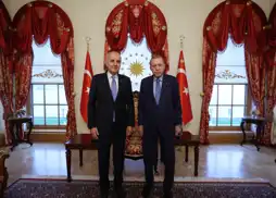 Cumhurbaşkanı Erdoğan, TBMM Başkanı Kurtulmuş’u kabul etti
