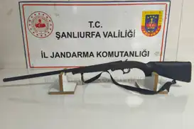 Şanlıurfa’da ruhsatsız silah operasyonu