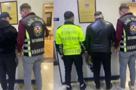 Ters yönde araç kullanarak trafik güvenliğini tehlikeye atan 2 kişi yakalandı