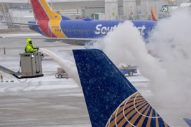 Twin winter storms disrupt post-thanksgiving travel in the United States