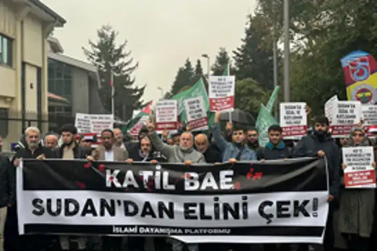 İstanbul'da Birleşik Arap Emirlikleri protestosu