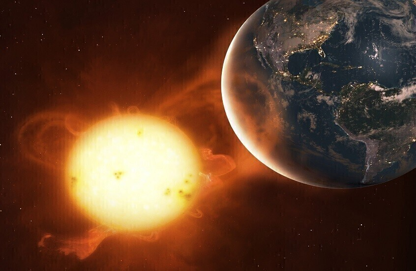 أقوى عاصفة مغناطيسية تضرب الأرض هذا العام