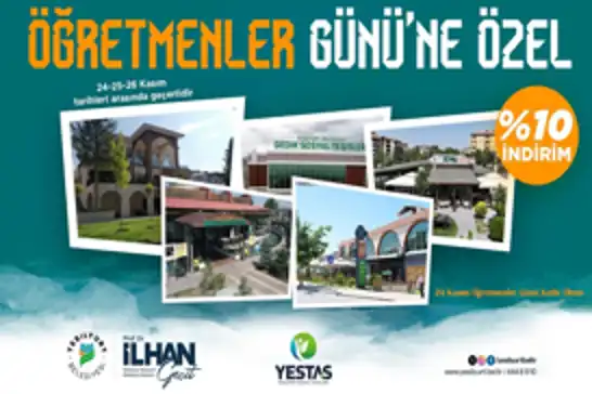 Malatya'da Yeşilyurt Belediyesi'nden Öğretmenler Günü'ne özel indirim