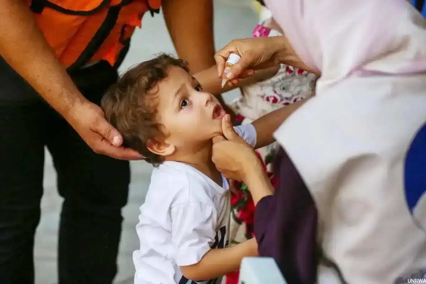 UN agencies launch major vaccination drive for 44,000 children in Gaza