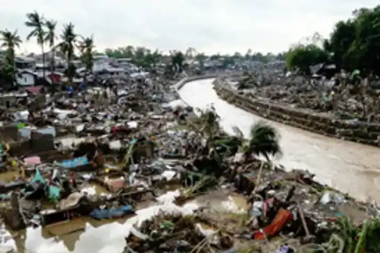 ژمارەی گیانلەدەستدان بەهۆی زریانی کالمایگی لە فلیپین بۆ ٢٠٤ کەس بەرزبووەوە