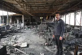 İş yerleri küle dönen esnaf sesini duyurmaya çalışıyor