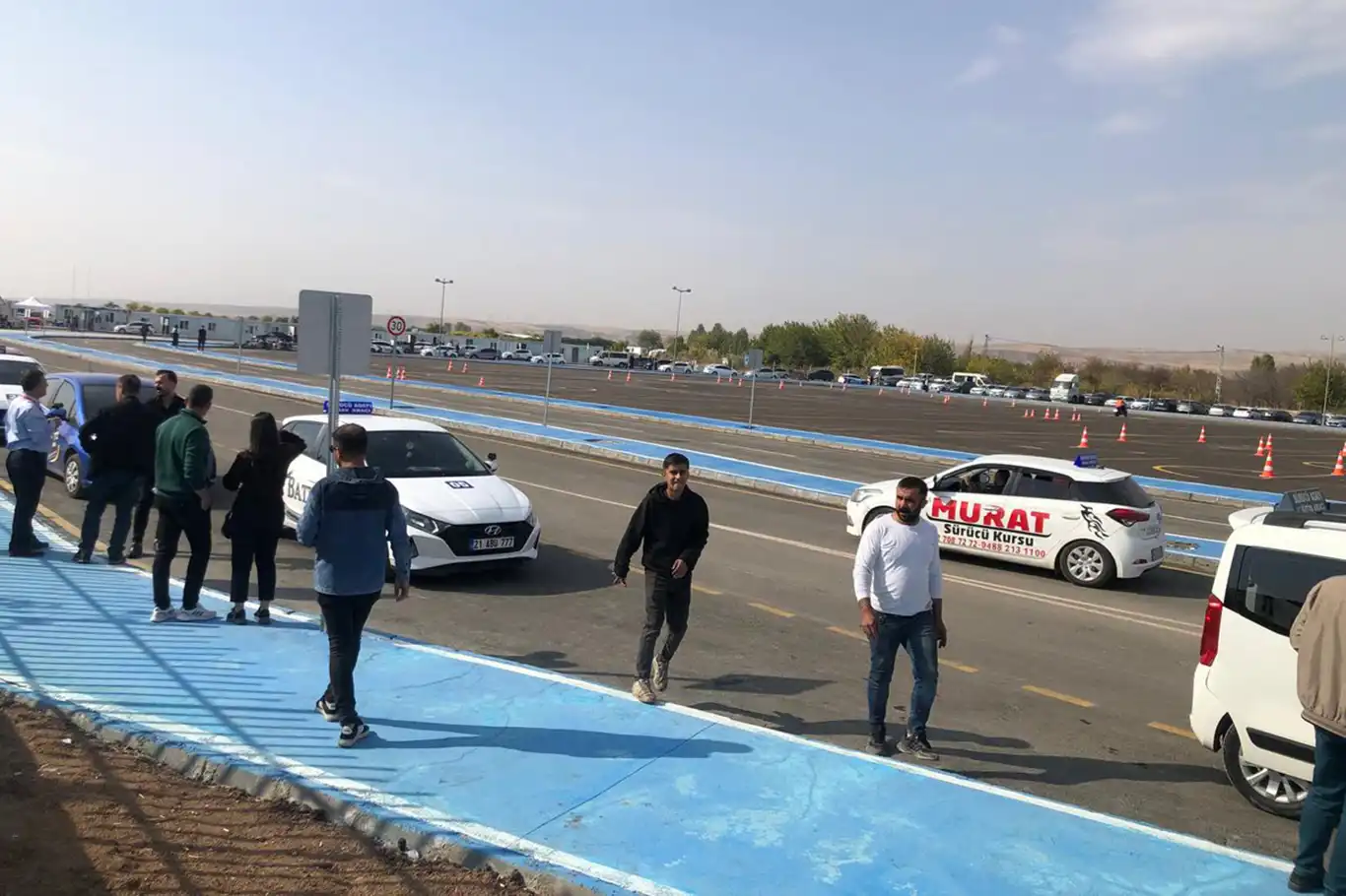 Sürücü Akademisinde ilk direksiyon sınavı gerçekleştirildi