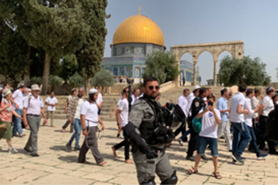 Israeli settlers storm Al-Aqsa Mosque under police protection