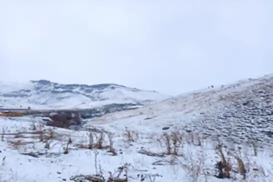 Ağrı merkeze bağlı köylerde ve yüksek kesimlerde kar yağışı başladı