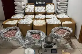 İzmir’de 2 milyon 309 bin sentetik ecza hap ele geçirildi