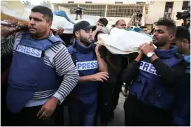 الاتحاد الدولي للصحفيين: عام 2025 كان الأكثر دموية للصحفيين في غزة