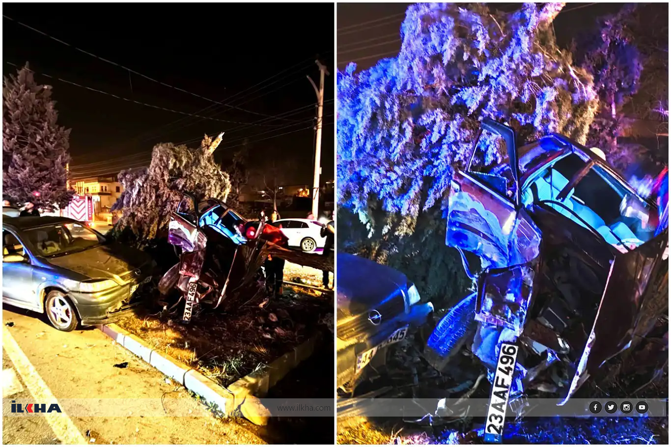 Li Meletîyê 3 wesayît tevlî qezayê bûn: 6 birîndar