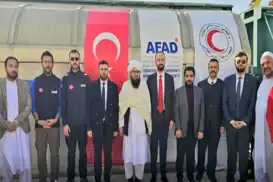 Türkiye sends humanitarian aid shipment to Afghanistan’s Herat province