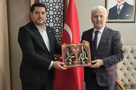 HÜDA PAR'dan Antalya İl Müftüsüne 'Hayırlı Olsun' ziyareti