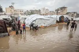 UNRWA: Gazze'de çadırlar sular altında, hastalık riski artıyor