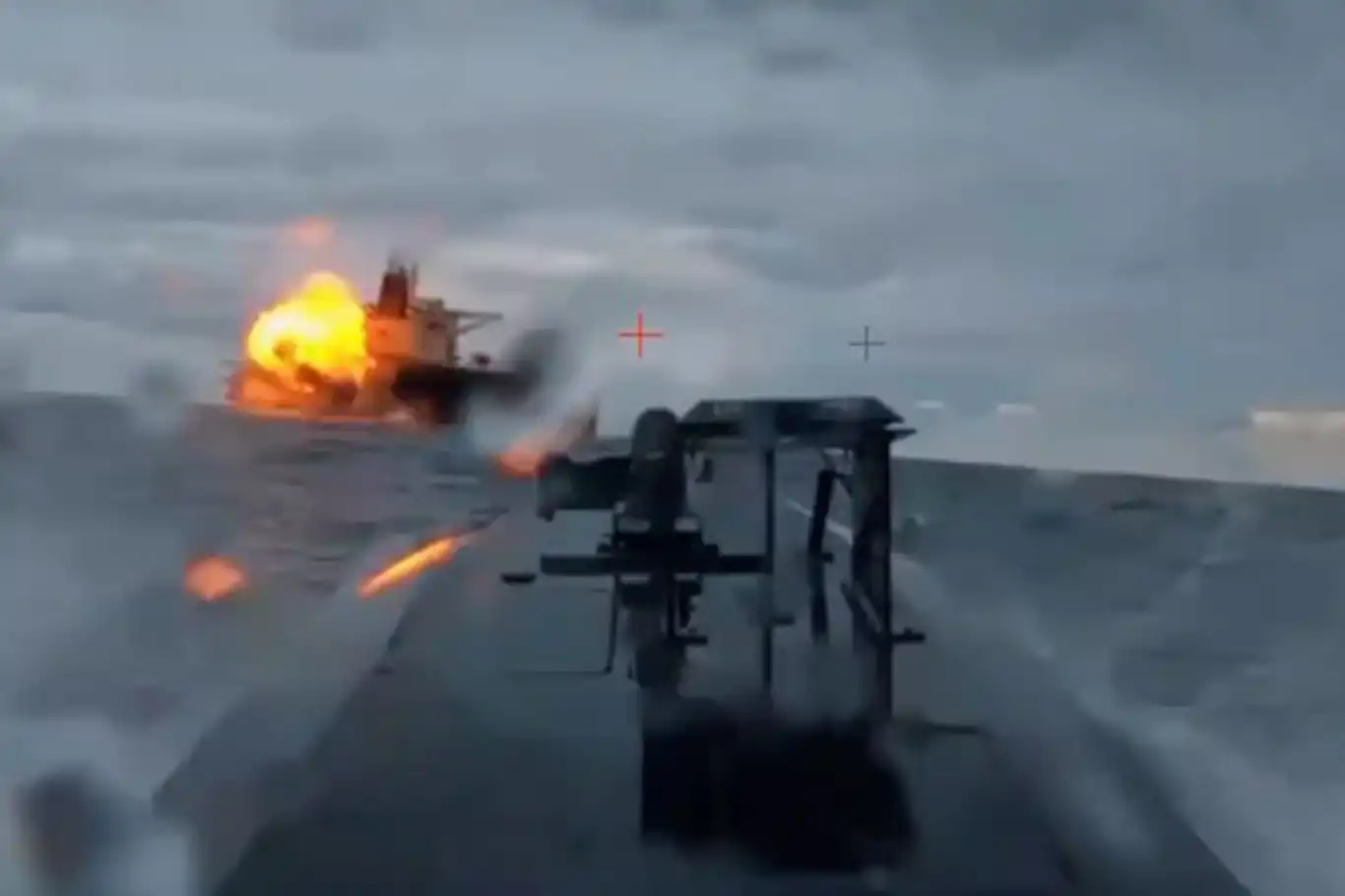 Ukraine hits major Russian oil field in Caspian Sea with long-range drones