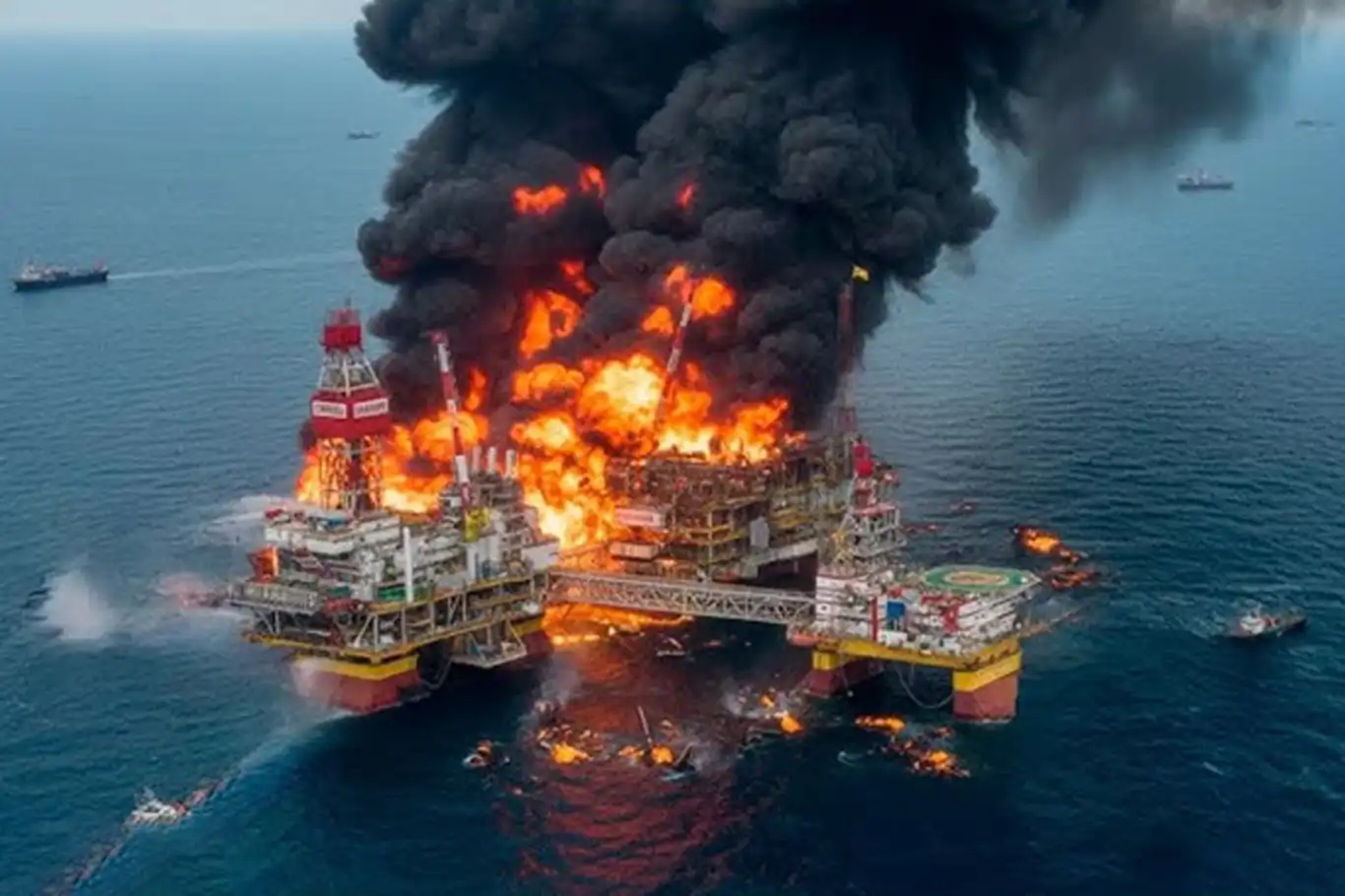 Ukrayna'dan Hazar Denizi'nde Rusya'ya ait bir petrol platformuna saldırı