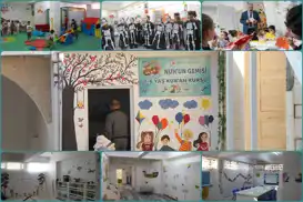 4-6 yaş Kur’an kursu öğrencileri keyifli etkinliklerle eğlenirken öğreniyor