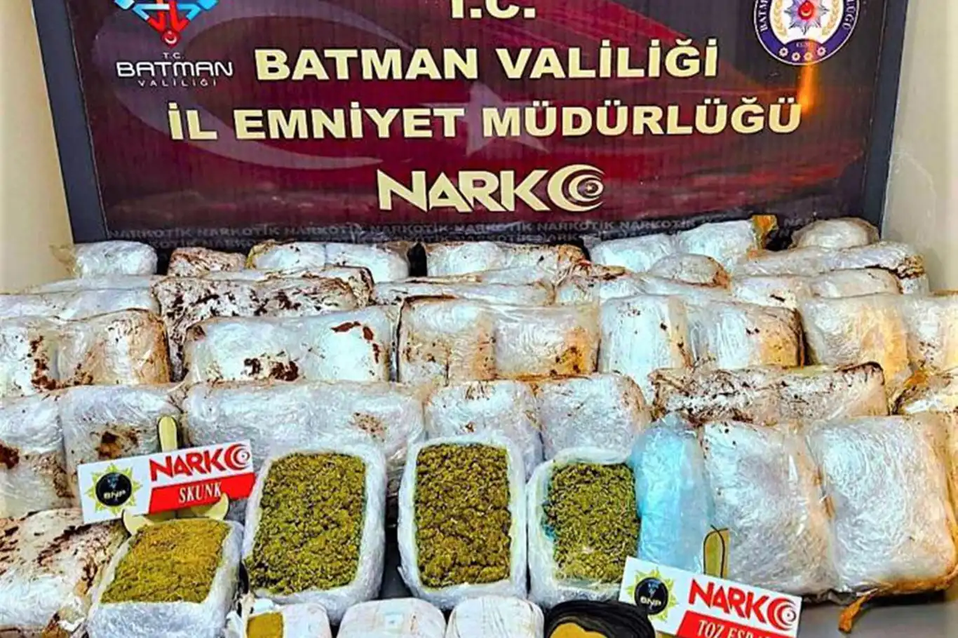 Batman'da durdurulan tırda 38 kilo uyuşturucu madde ele geçirildi
