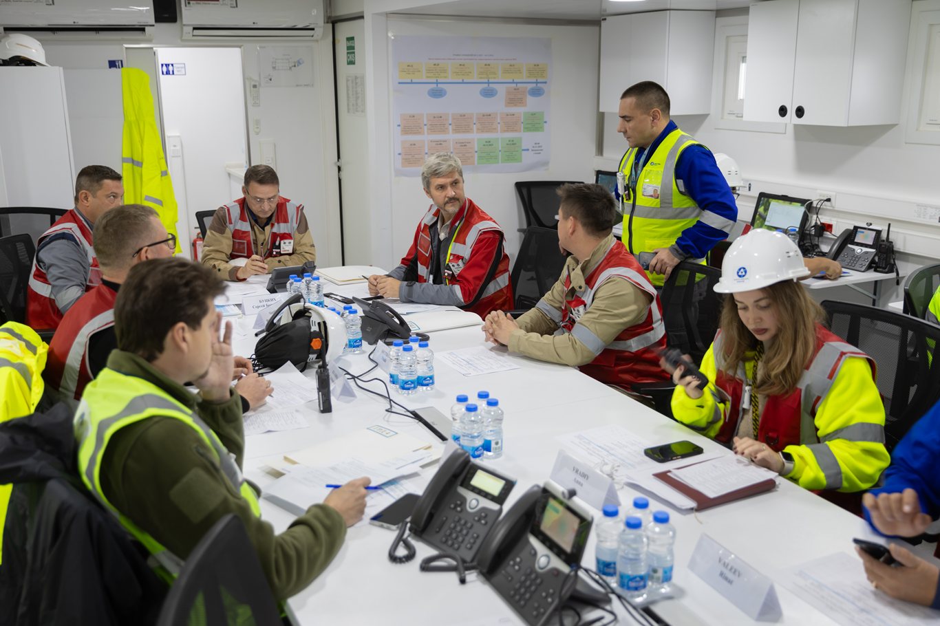Akkuyu'daki nükleer santral inşaatında kapsamlı acil durum tatbikatı gerçekleştirildi