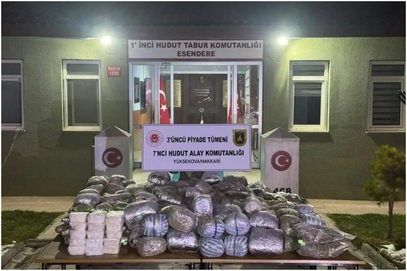 Li Colemêrgê 259 kîlogram maddeyên hişber hatin desteserkirin