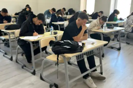Etüt merkezinde haftalık deneme sınavları başladı
