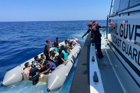 Turkish Coast Guard rescues 29 irregular migrants off Muğla coast