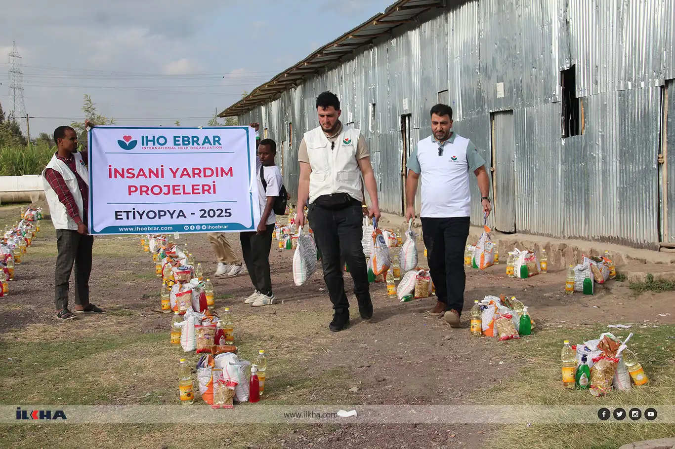 IHO EBRAR delivers critical food aid to vulnerable families in Ethiopia