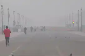 Kirlilik nedeniyle oluşan sis tabakası, Delhi'deki hava kirliliğini "tehlikeli" aşamaya çıkardı