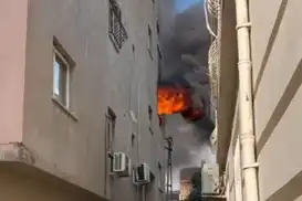 Cizre'de bir evde çıkan yangında ev kullanılamaz hale geldi