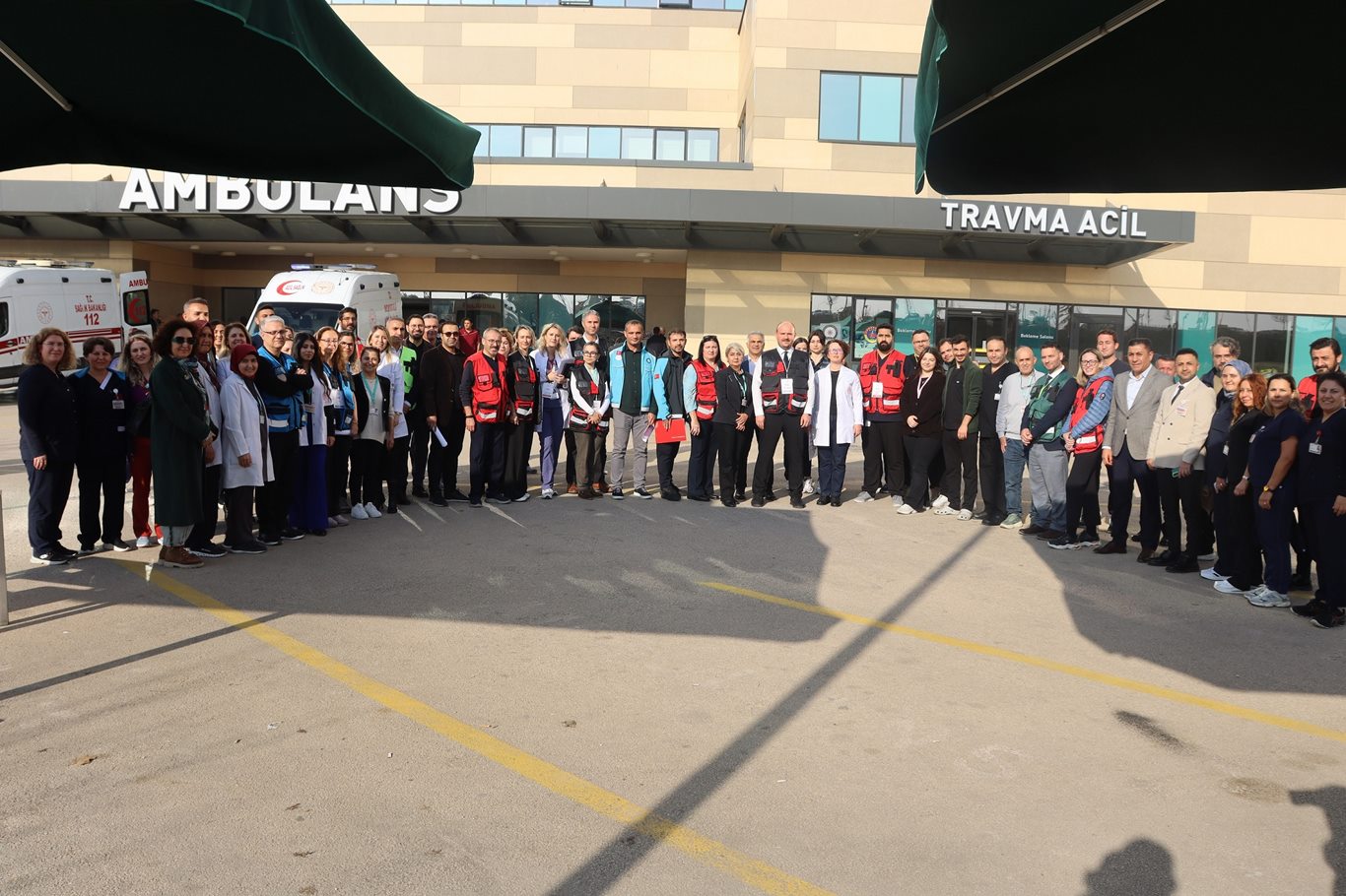 Bursa'da deprem ve yangın senaryosuyla tatbikat gerçekleştirildi